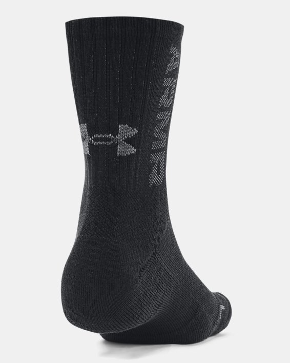 Unisex UA 3-Maker halbhohe Socken im 3er-Pack, Black, pdpMainDesktop image number 2